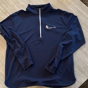 Golf Blue Quarter-Zip Pullover